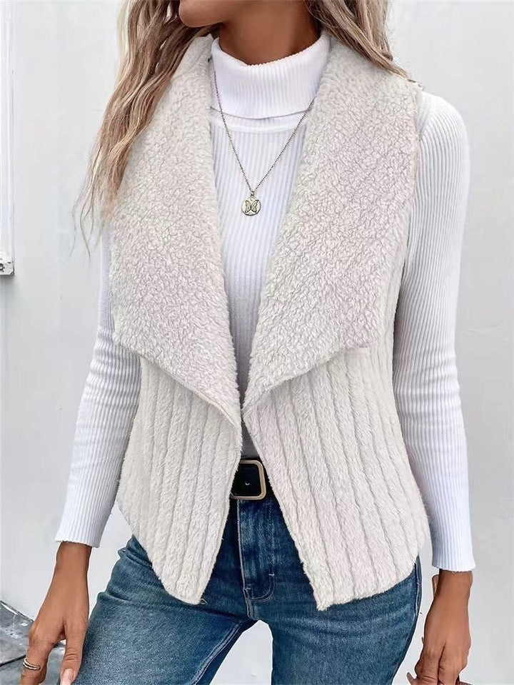 Gilet da donna in morbida pelliccia sintetica Drune 6