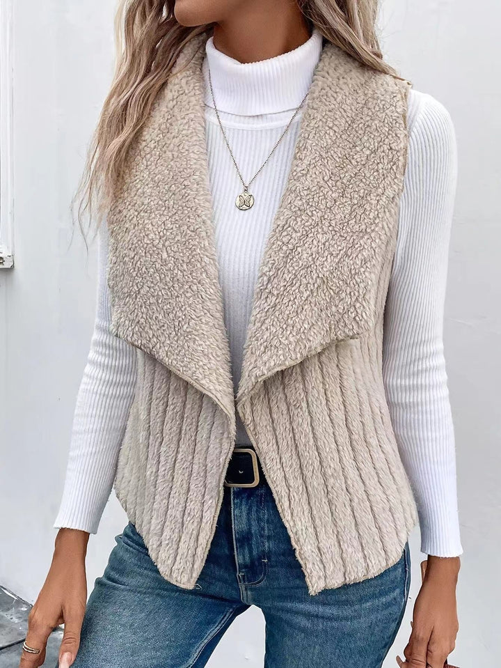 Gilet da donna in morbida pelliccia sintetica Drune 9
