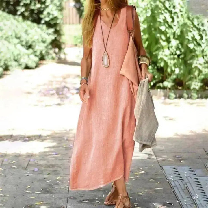 Giovanna | Elegante e Arioso Vestito Lungo Estivo per Donna 0