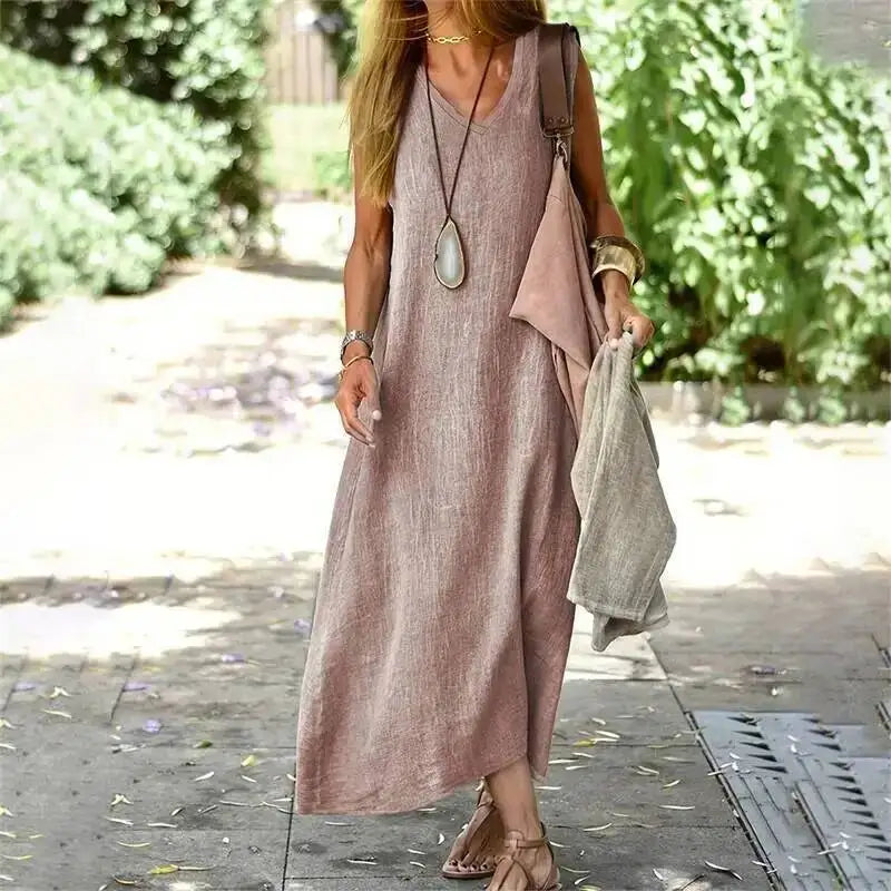Giovanna | Elegante e Arioso Vestito Lungo Estivo per Donna 8
