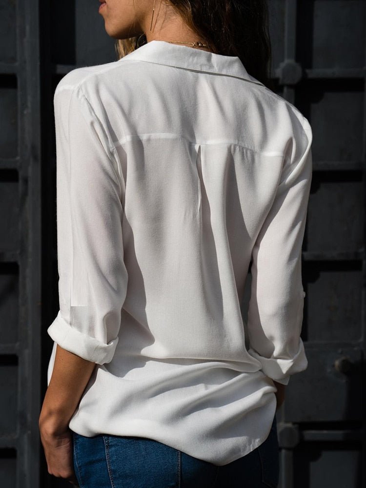 Giovanna | Elegante e Comoda Camicia a Maniche Lunghe in Cotone 8