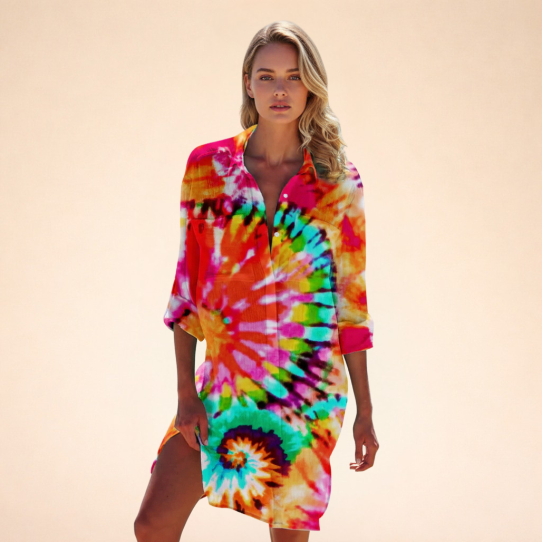 Giulia | Abito Estivo Chemisier – Elegante, Leggero & Versatile per Donna 0