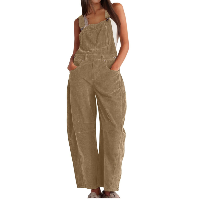 Giulia | Comoda e Elegante Salopette Donna Estiva con Scollo Quadrato 3