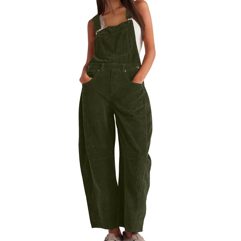 Giulia | Comoda e Elegante Salopette Donna Estiva con Scollo Quadrato 5