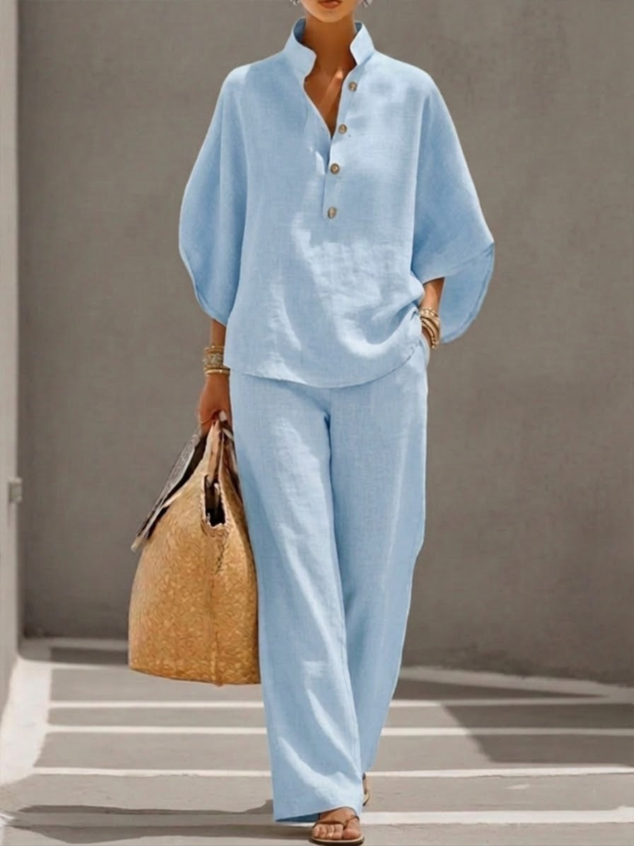 Giulia | Completo Estivo Due Pezzi Leggero Elegante Comfort Fit 1