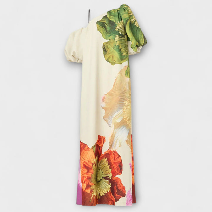 Giulia | Elegante Abito Lungo Estivo Floreale per Donna - Comfort e Stile per le Giornate Calde 5