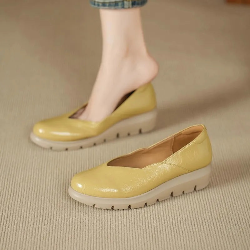 Giulia | Eleganti e Comode Ballerine Donna in Pelle Ortopediche 0