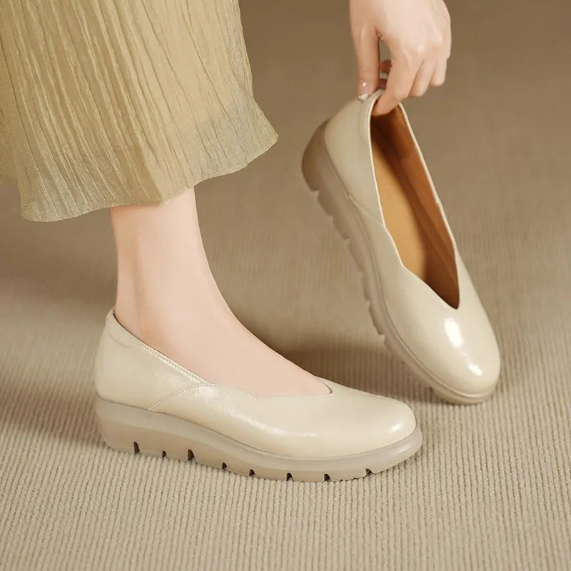 Giulia | Eleganti e Comode Ballerine Donna in Pelle Ortopediche 8