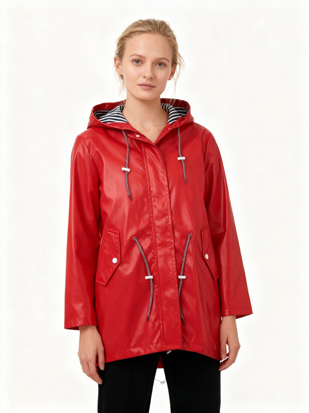 Giulia | Giacca Antipioggia Donna Impermeabile Ampia Vestibilità Casual 5