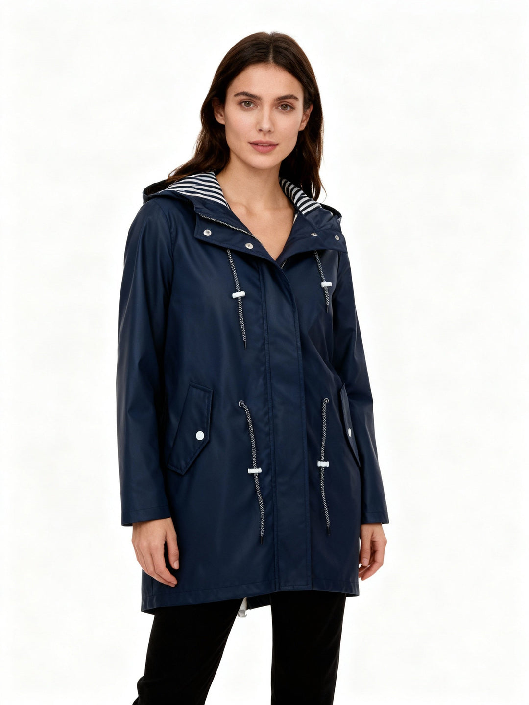 Giulia | Giacca Antipioggia Donna Impermeabile Ampia Vestibilità Casual 7