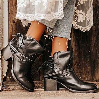 Giulia | Stivaletti Donna Western Tacco Largo Versatili Casual Eleganti 1