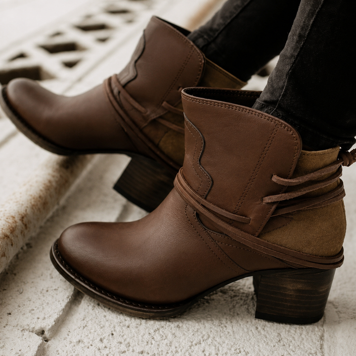 Giulia | Stivaletti Donna Western Tacco Largo Versatili Casual Eleganti 2