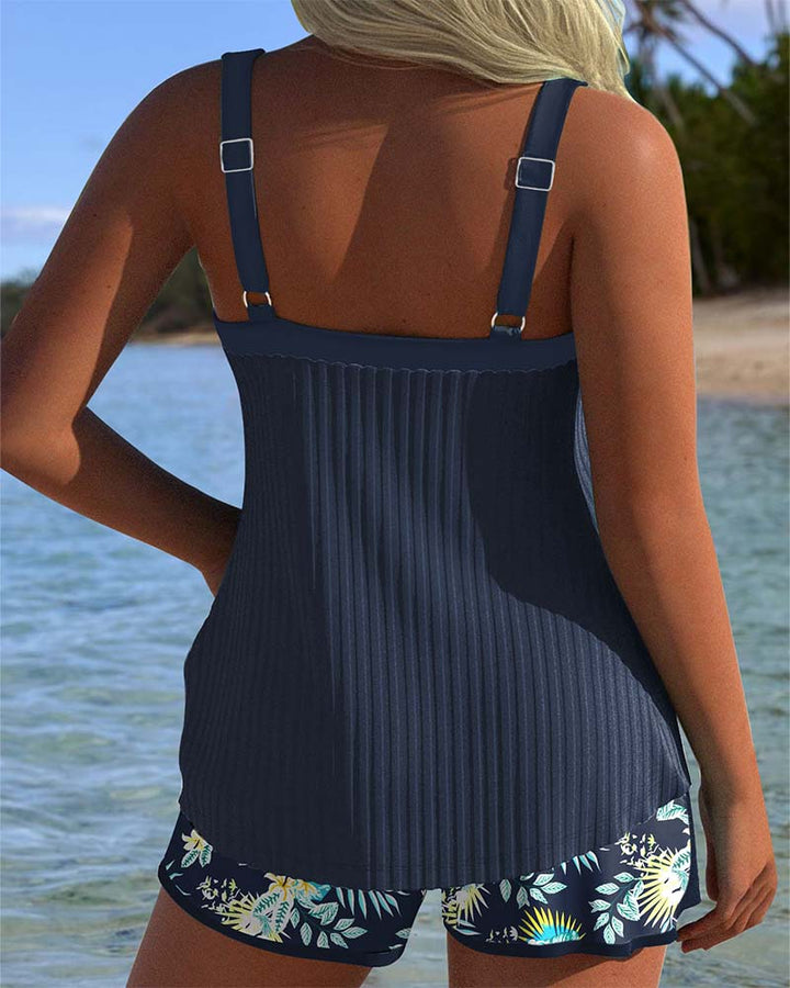 Giulia | Tankini Donna Elegante Modellante Estivo Comodo con Pantaloncini 1