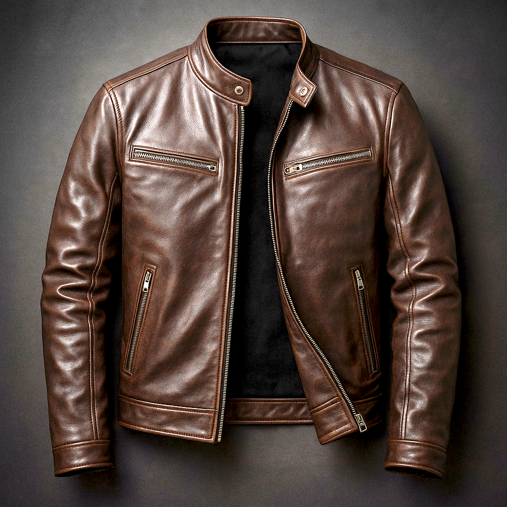 Giuliano | Giacca Pelle Uomo Vintage Premium – Elegante e Resistente 2