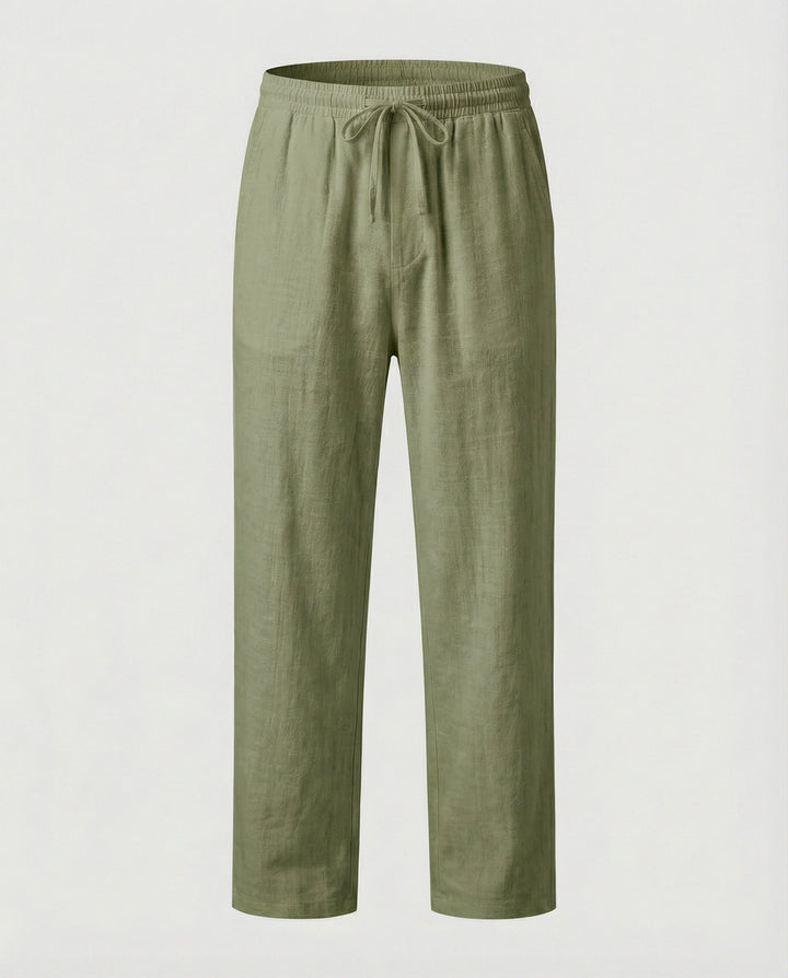 Giuliano | Pantaloni in Lino Traspiranti e Casual per Uomini 4