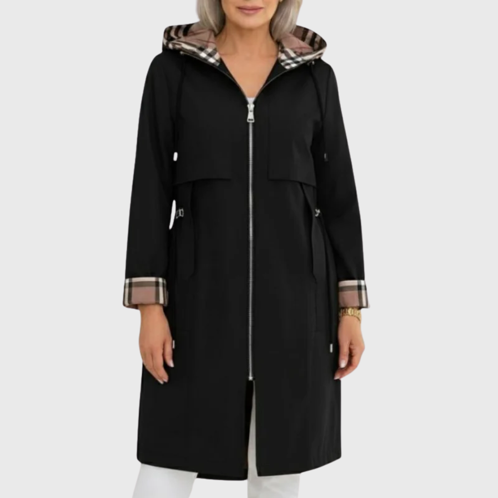 Grazia | Giacca Antipioggia Donna Elegante Leggera Taglio Attillato 1
