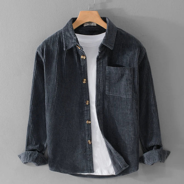Harrison | Camicia in velluto a coste elegante e casual 0