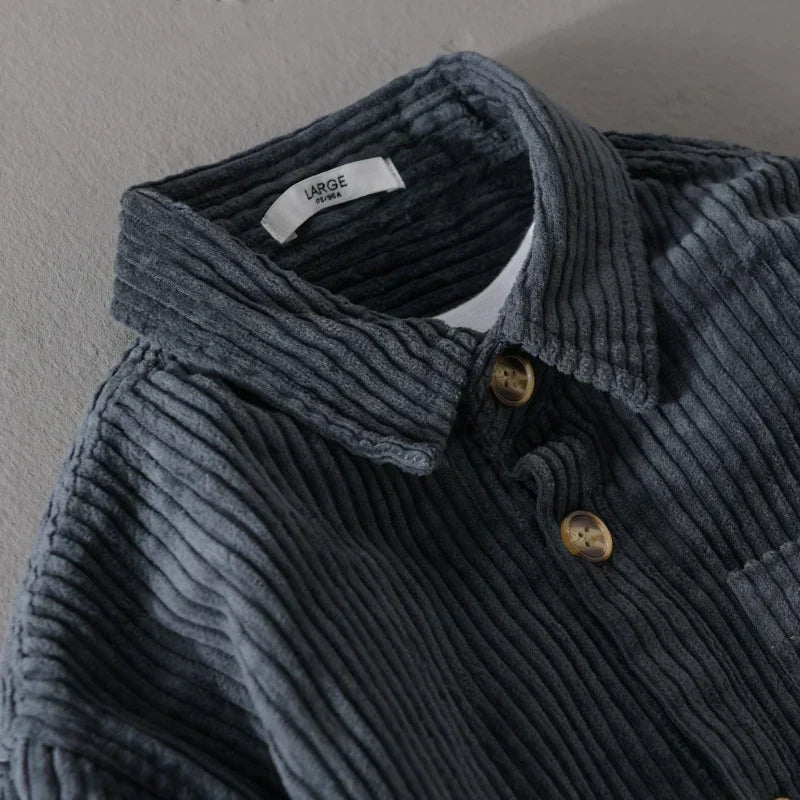 Harrison | Camicia in velluto a coste elegante e casual 7