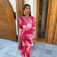 Valentina | Elegante, fluida e raffinata Abito da invitata a un matrimonio