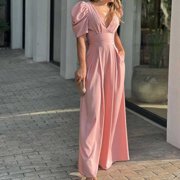 Ilaria | Elegante e Fluida Tuta Donna con Gamba Ampia 5