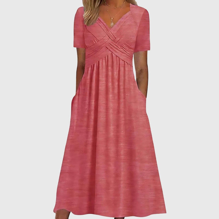 Isabella | Elegante Abito Midi Donna – Comfort, Stile e Design Raffinato 3