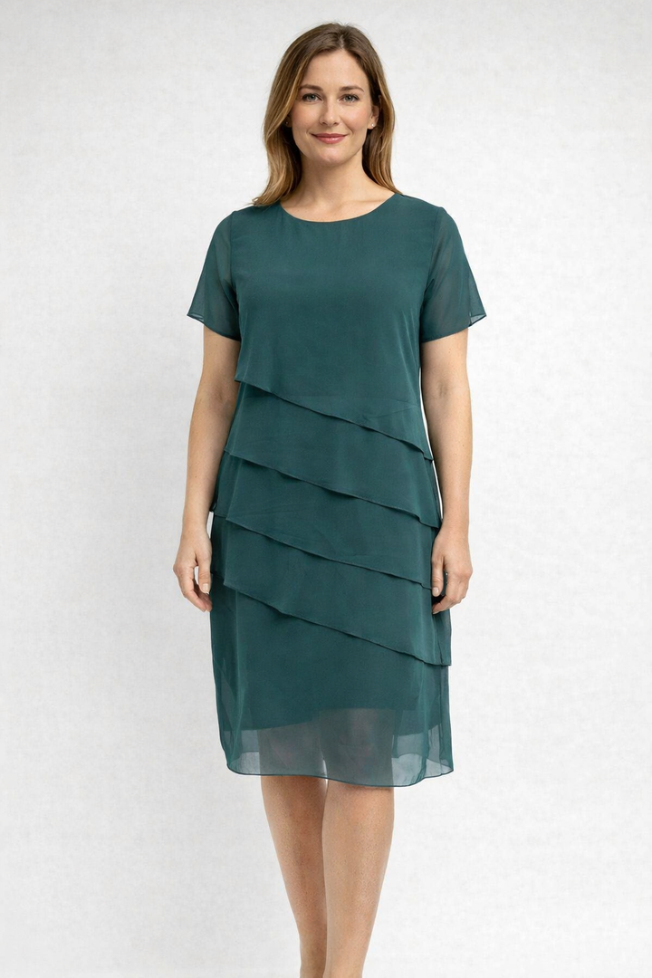 Isabella | Elegante Abito da Donna Festoso con Design Multistrato 1