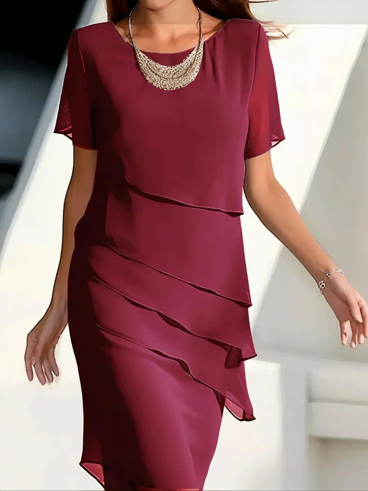 Isabella | Elegante Abito da Donna Festoso con Design Multistrato 2