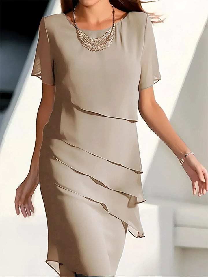 Isabella | Elegante Abito da Donna Festoso con Design Multistrato 4