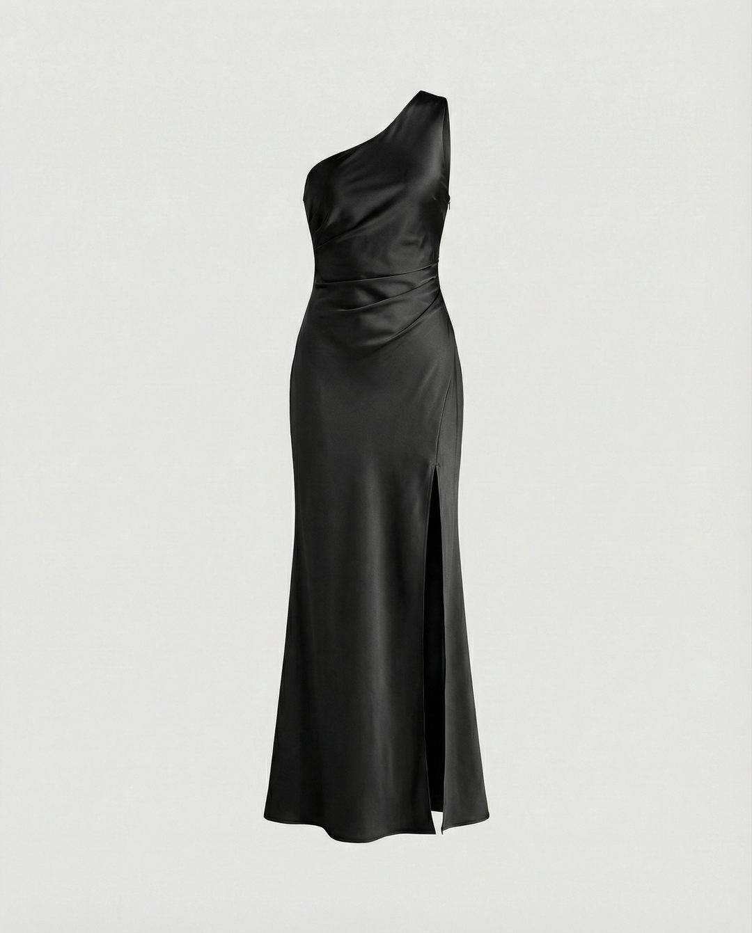 Isabella | Elegante Abito da Sera in Raso con Spacco Asimmetrico 7