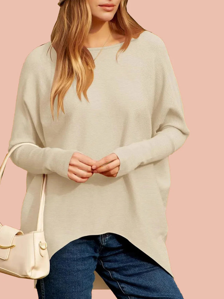 Isabella | Elegante Maglione Oversize in Maglia a Coste per Donna 0