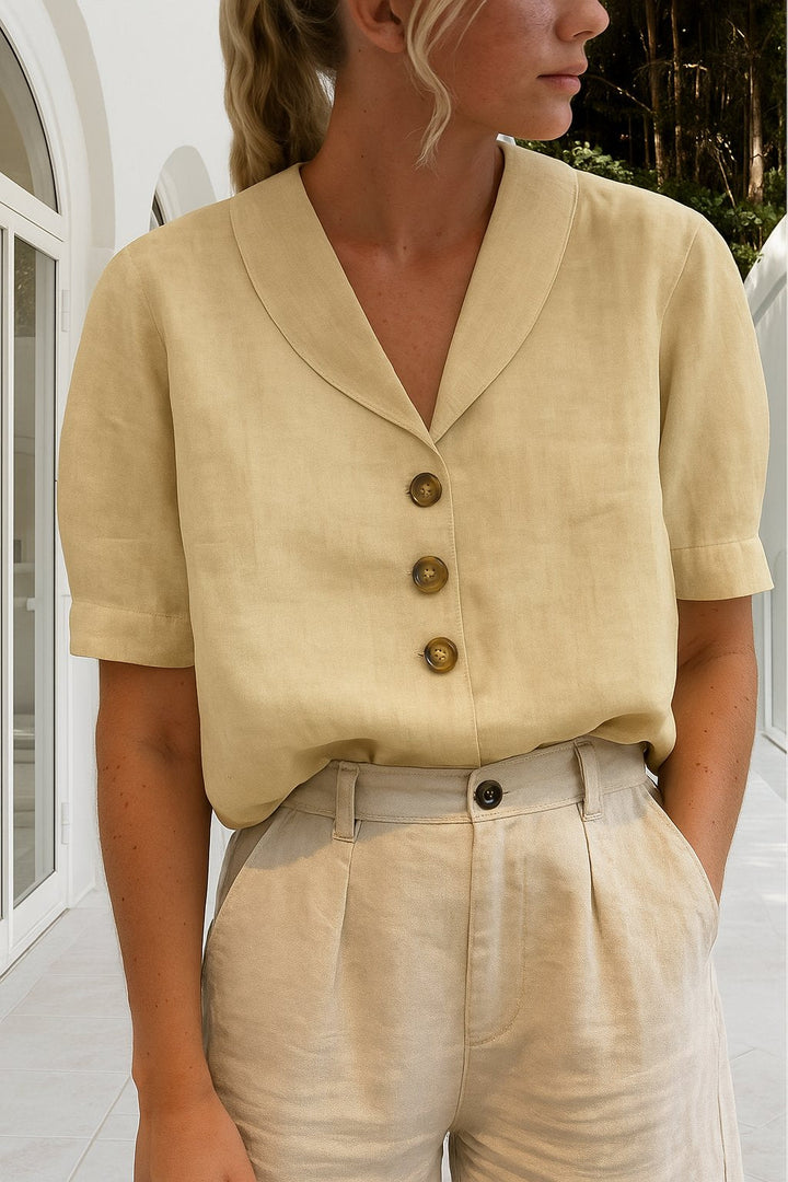 Isabella | Elegante e Versatile Blusa da Donna con Scollo a V 1