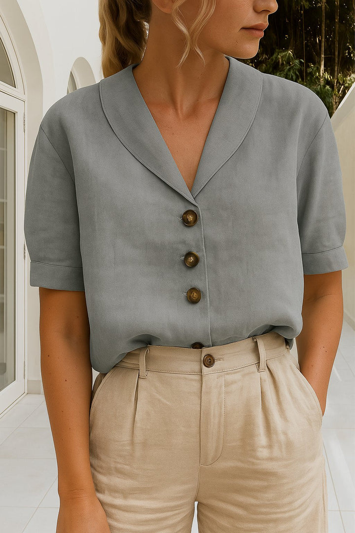 Isabella | Elegante e Versatile Blusa da Donna con Scollo a V 3