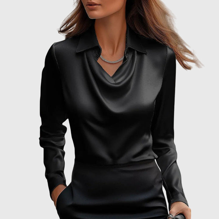 Isabella | Elegante e Versatile Blusa in Seta a Maniche Lunghe 2