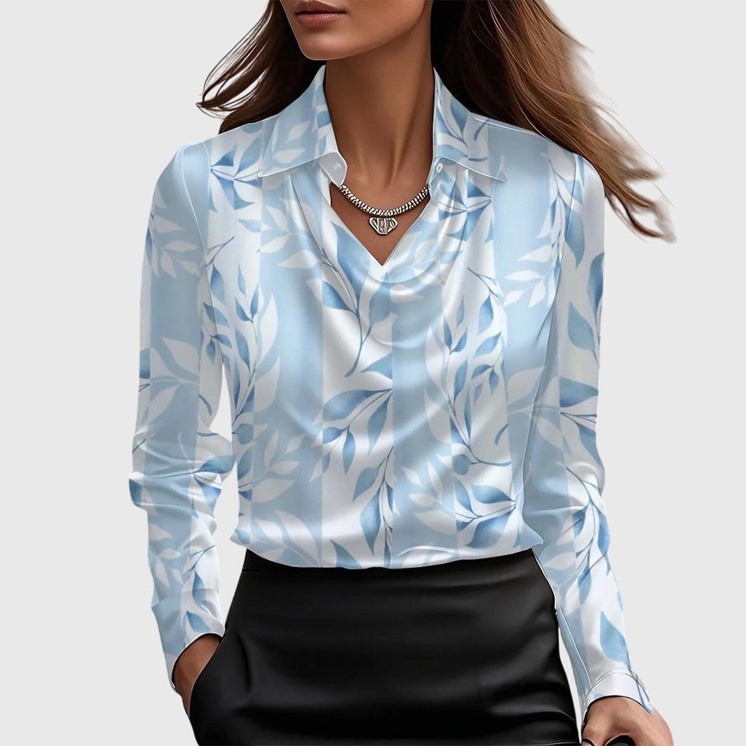 Isabella | Elegante e Versatile Blusa in Seta a Maniche Lunghe 4
