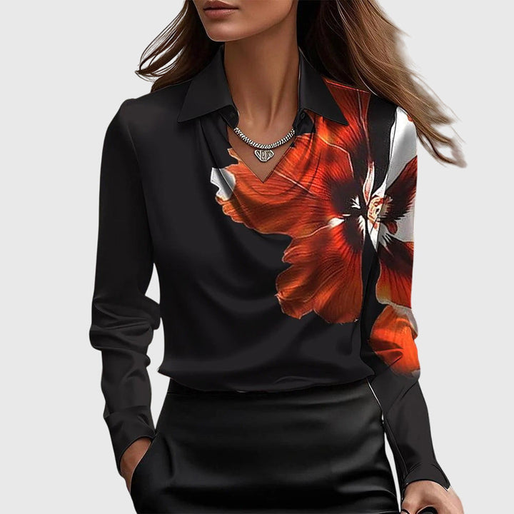 Isabella | Elegante e Versatile Blusa in Seta a Maniche Lunghe 5
