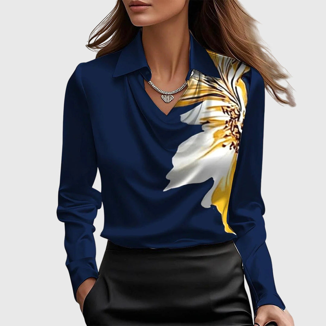 Isabella | Elegante e Versatile Blusa in Seta a Maniche Lunghe 7