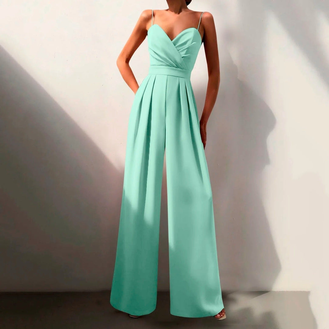 Isabella | Elegante e chic tuta intera con spalline larghe 2