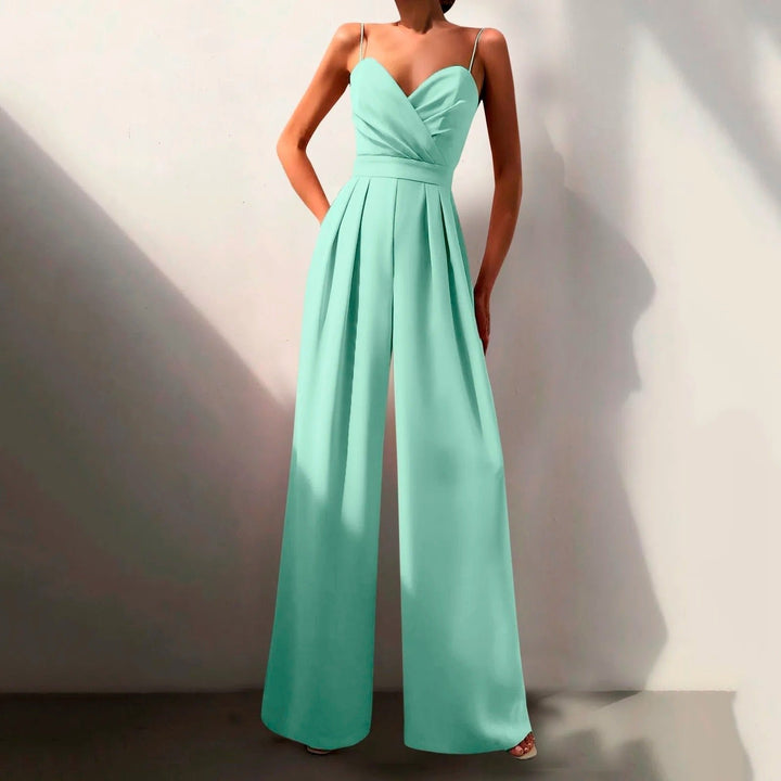 Isabella | Elegante e chic tuta intera con spalline larghe 2