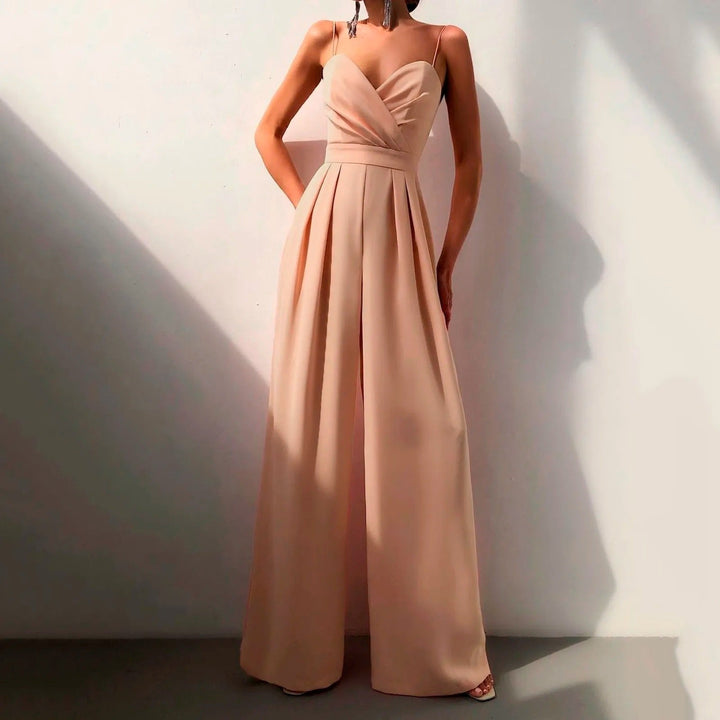 Isabella | Elegante e chic tuta intera con spalline larghe 3