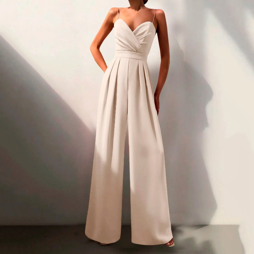 Isabella | Elegante e chic tuta intera con spalline larghe 4