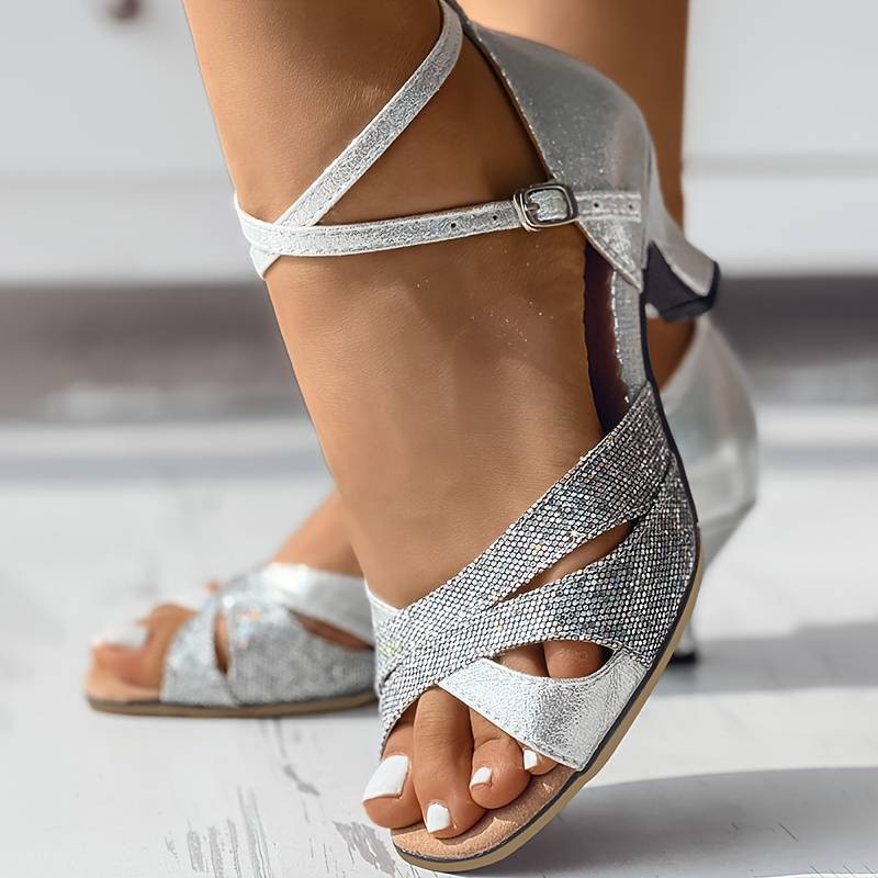 Isabella | Eleganti Sandali Gioiello Tacco Alto da Donna - Glamour e Comfort per Ogni Occasione 1