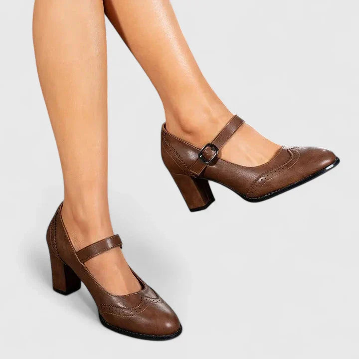 Isabella | Eleganti e Comode Scarpe Mary Jane con Tacco Largo per Stile e Comfort 1