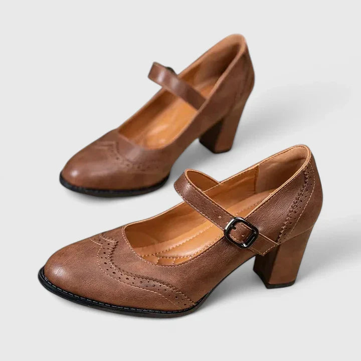 Isabella | Eleganti e Comode Scarpe Mary Jane con Tacco Largo per Stile e Comfort 2
