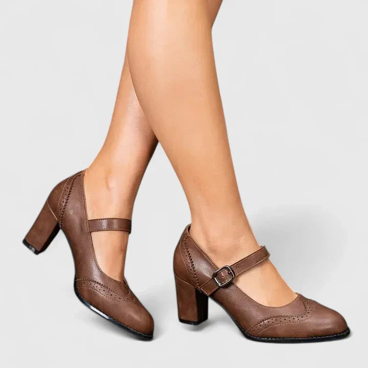 Isabella | Eleganti e Comode Scarpe Mary Jane con Tacco Largo per Stile e Comfort 5