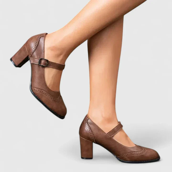 Isabella | Eleganti e Comode Scarpe Mary Jane con Tacco Largo per Stile e Comfort 8