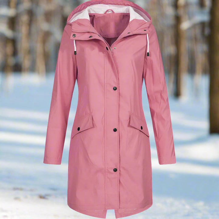 Isabella | Giacca Antipioggia Donna Impermeabile Nylon Ampia Vestibilità 3