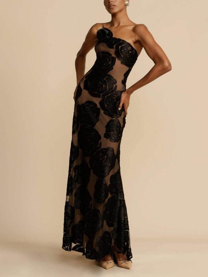 Isadora | Abito Cerimonia Donna Elegante Maxi Floreale Estivo 1