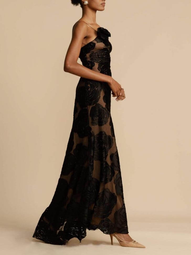 Isadora | Abito Cerimonia Donna Elegante Maxi Floreale Estivo 2