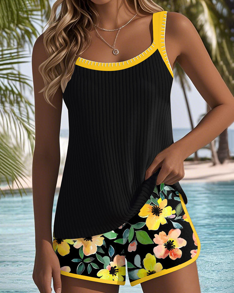 Isla | Elegante completo tankini da donna a due pezzi 6