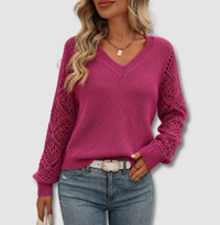 Elena | Maglione Scollo A V Raffinato E Versatile